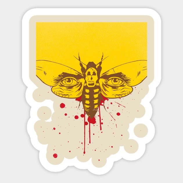 Serial Killer Hannibal Sticker by TEEWEB